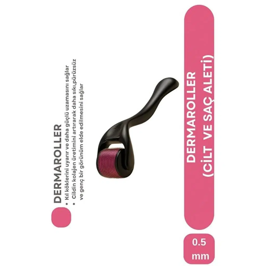Derma Roller System 540 Titanyum İğneli 0.5 Mm