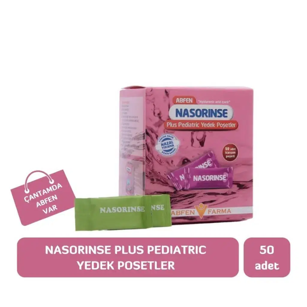 Abfen Nasorinse Plus Pediatrik 50 Yedek Poşet (SKT:11/2026)