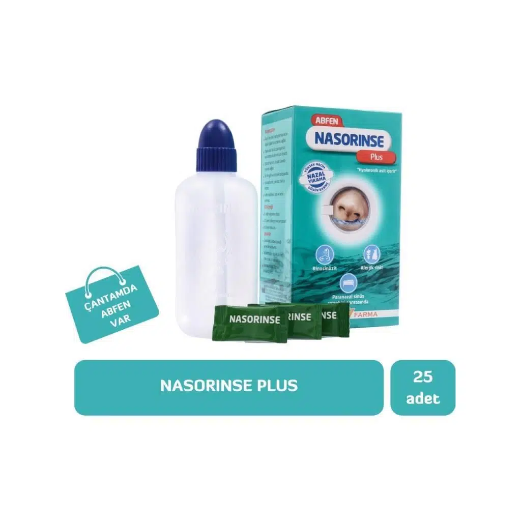 Abfen Nasorinse Plus Yetişkin Kit (SKT:02/2029)