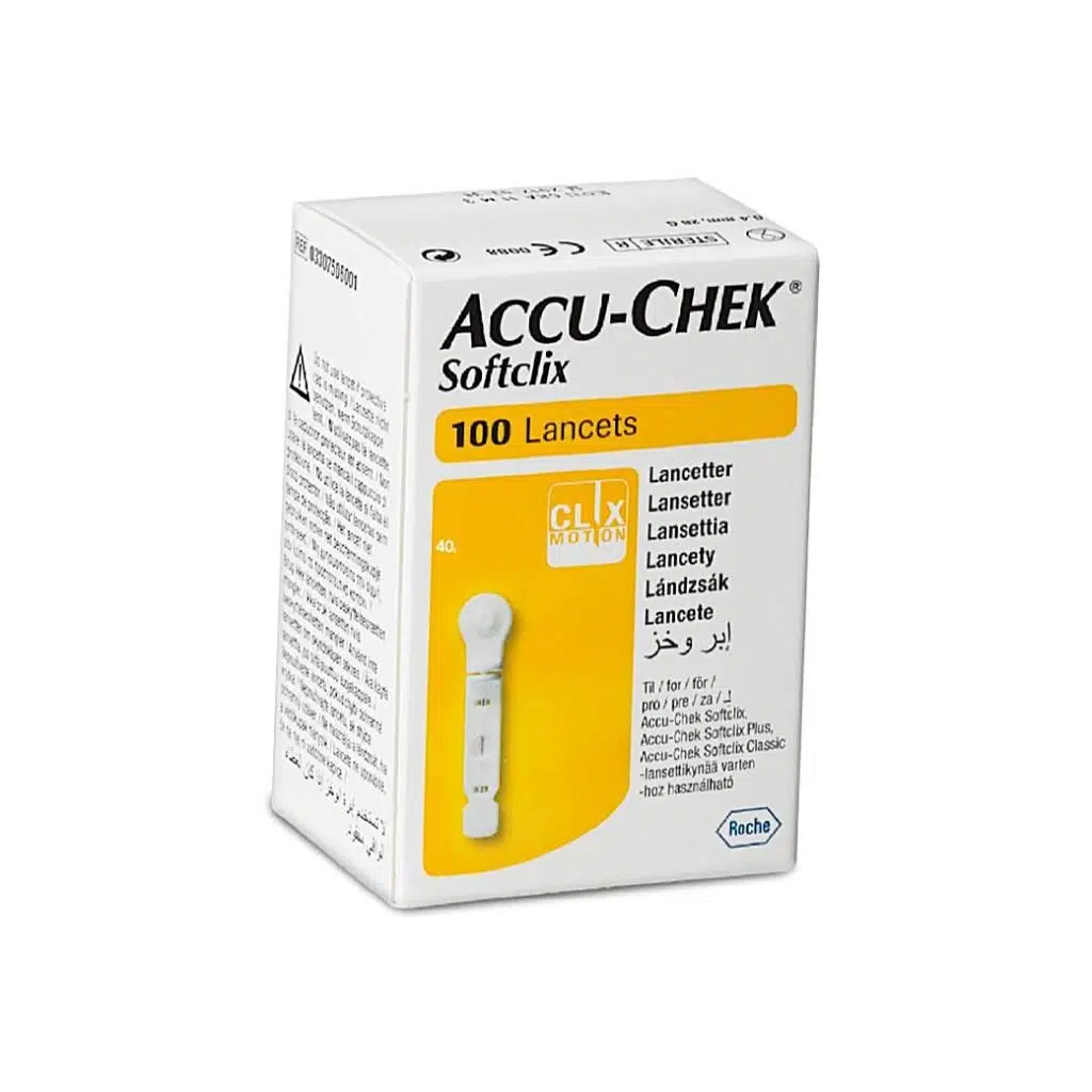 Accu Chek Softclix Lancet 100 ADET (SKT:10/2027)
