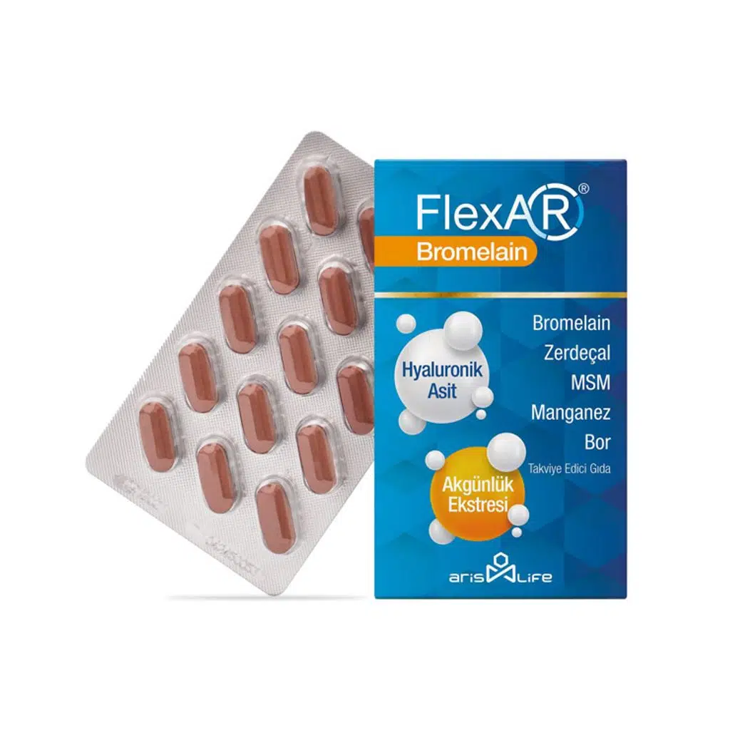 Aris Life Flexar Bromelain 30 Tablet (SKT:04/2027)