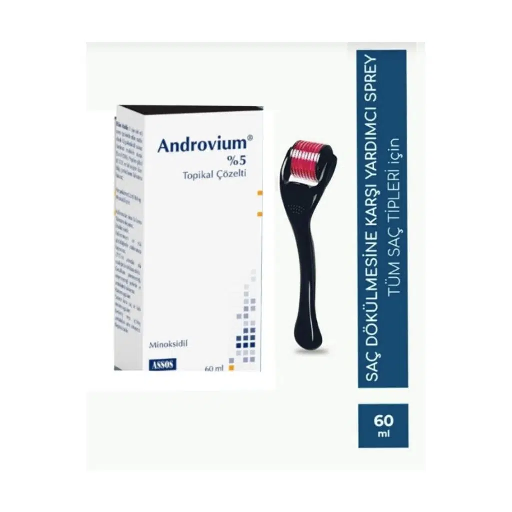 Androvium %5 60 Ml + Derma Roller 540 Titanyum 1 Mm