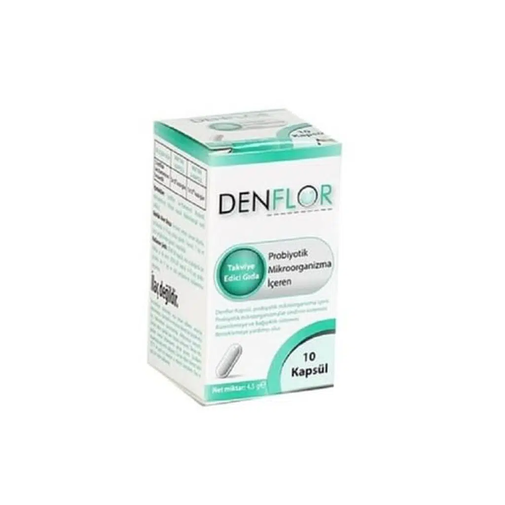 Denflor Probiyotik 10 Kapsül (SKT:06/2028)