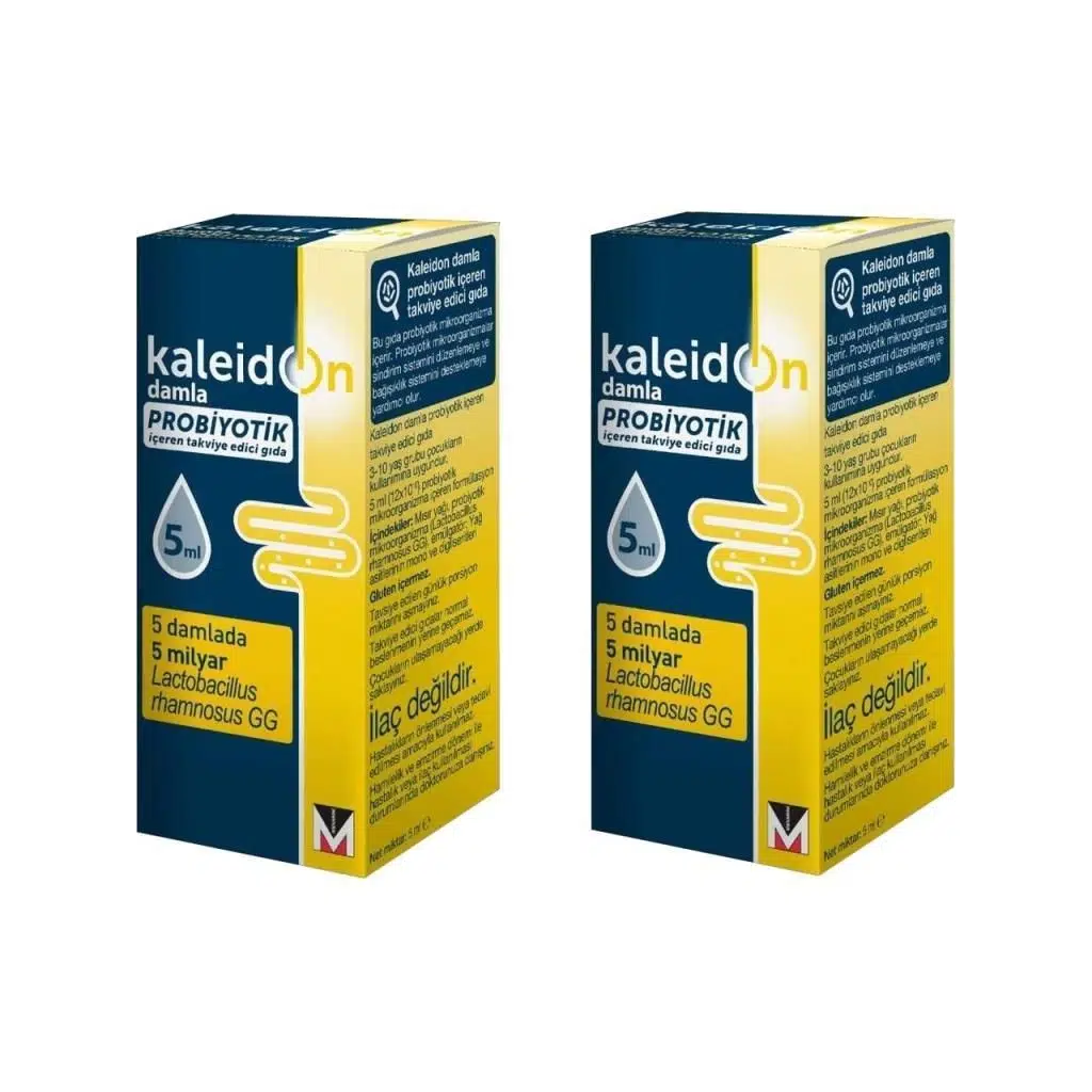 Kaleidon Probiyotik Damla 5 Ml 2'Li PAKET (SKT:05/2027)