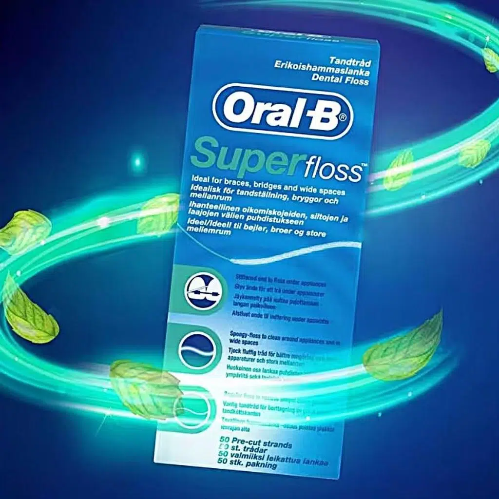 Oral-B Diş İpi Super Floss 50'Li (SKT:06/2029)