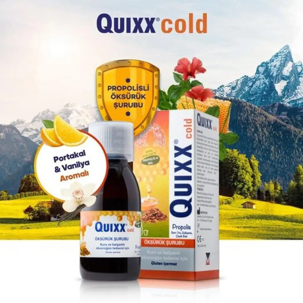 Quixx Cold Propolis Şurup 100 Ml (SKT:03/2027)