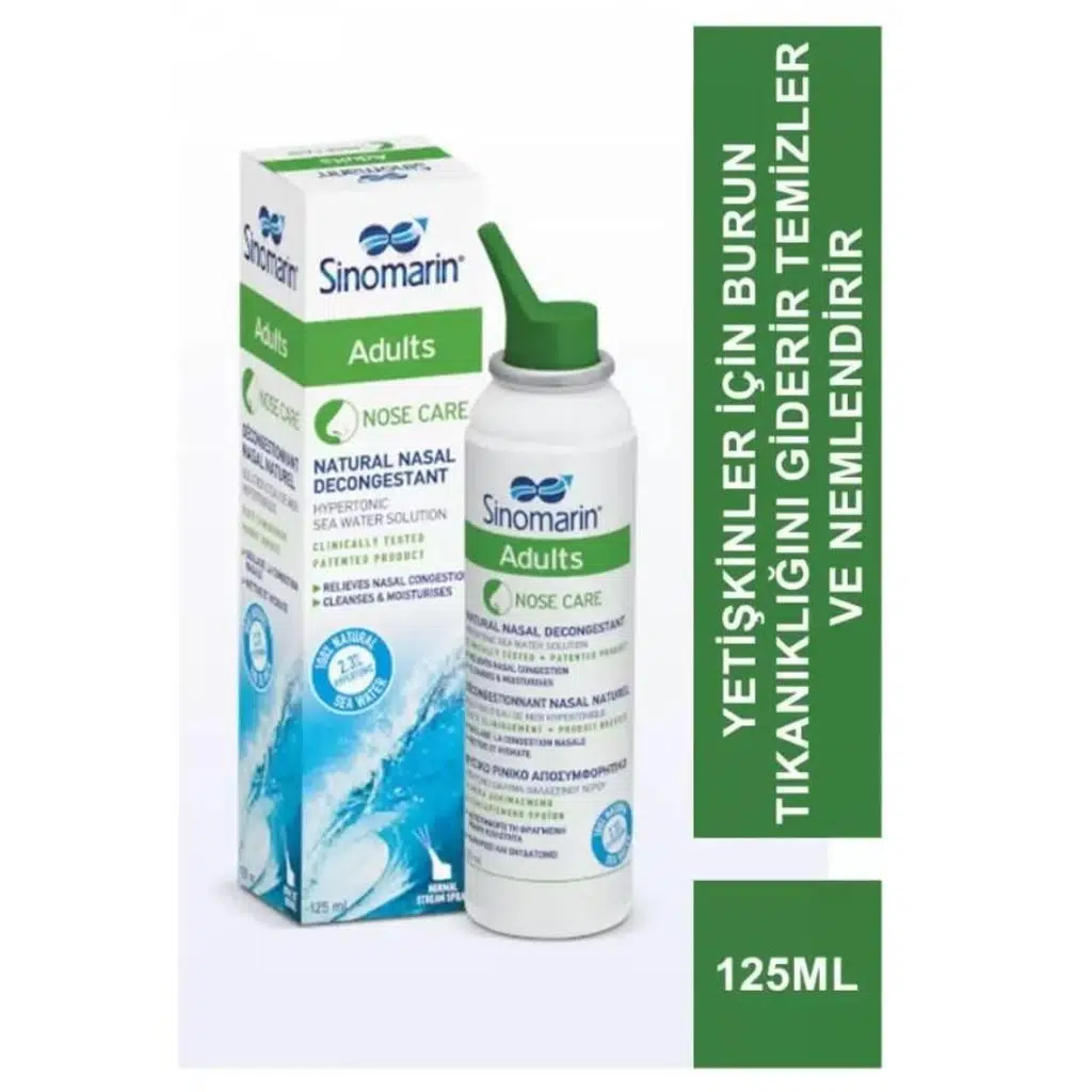 Sinomarin Adults Burun Spreyi 125 Ml (SKT:03/2027)