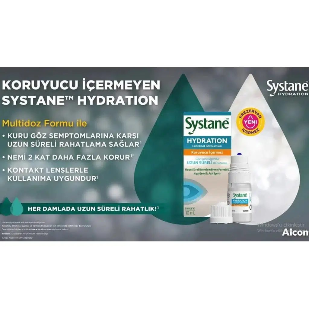 Systane Hydration Göz Damlası 10 Ml (SKT:05/2027)